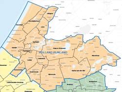 kaart holland rijnland